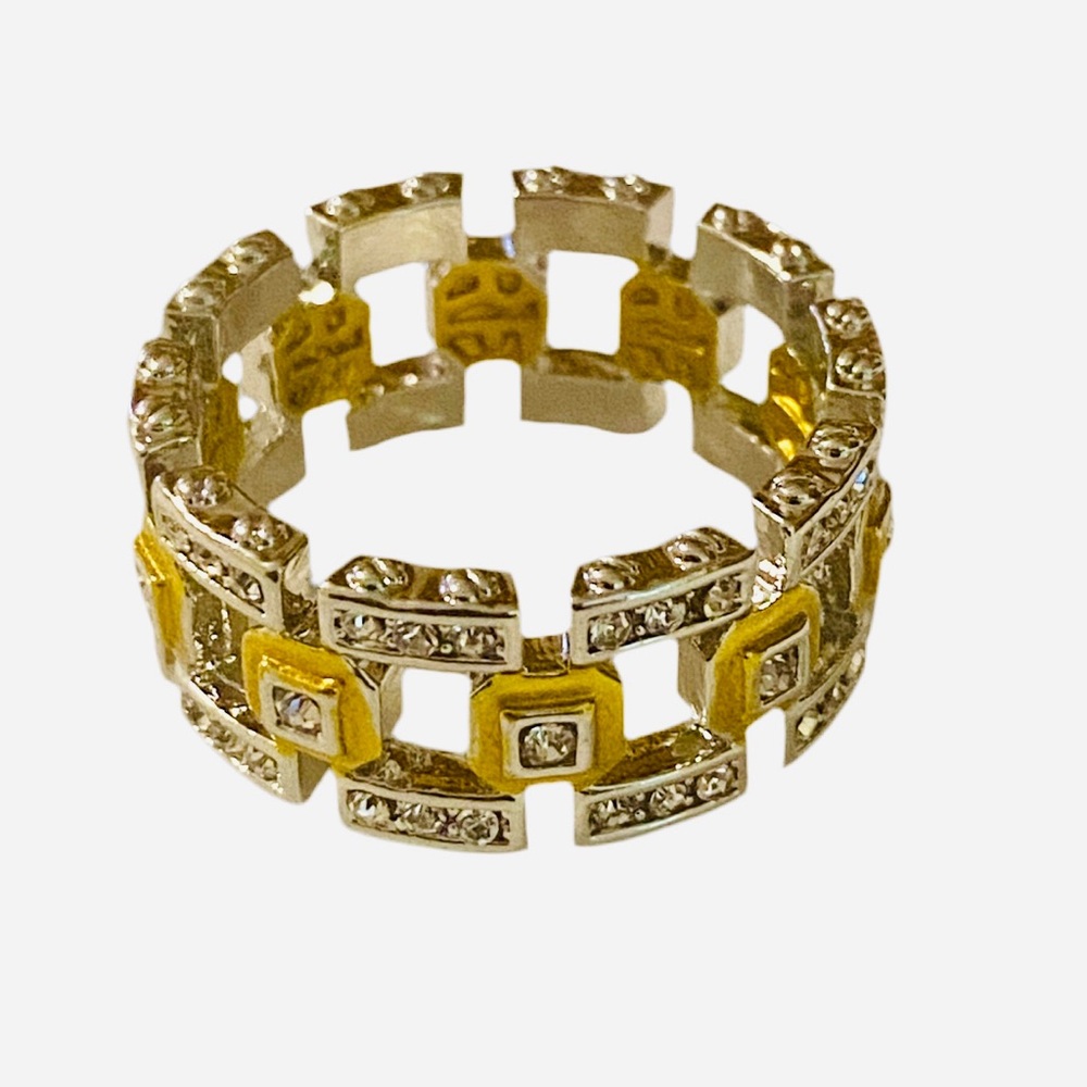 Inlaid Crystals Band. 10
